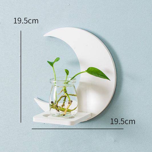 Creative Wall Hanging Wall Hydroponic Vase Hanging Transparent Flower Pot - My Store