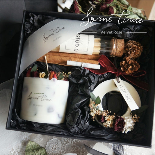 Rose Handmade Candle Gift Set Aromatherapy Candle - My Store