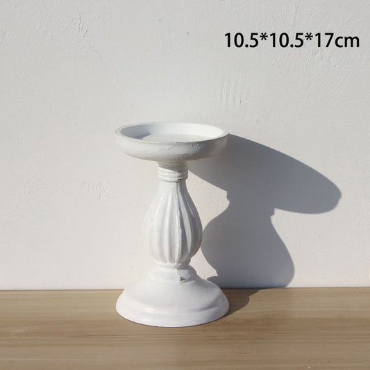 Candle Light Candle Holder Wooden Ornaments - My Store