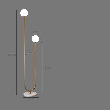 Floor Lamp Household Indoor Glass Marble - My Store