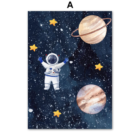 Astronaut Wall Art Canvas Painting - My Store