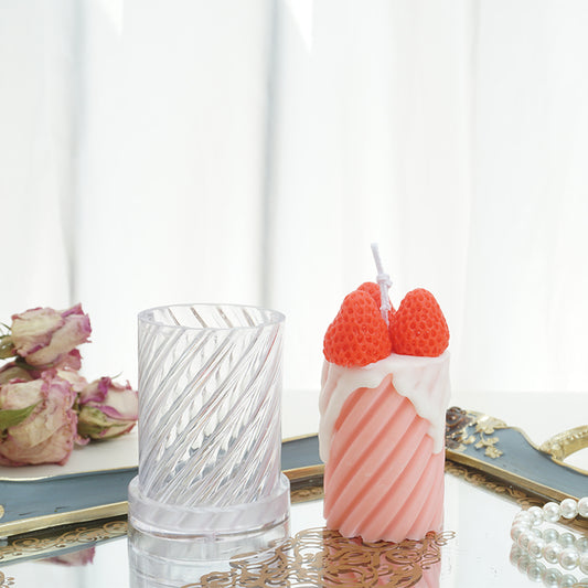 Scented Candle Spiral Mold Handmade Candle Model - My Store