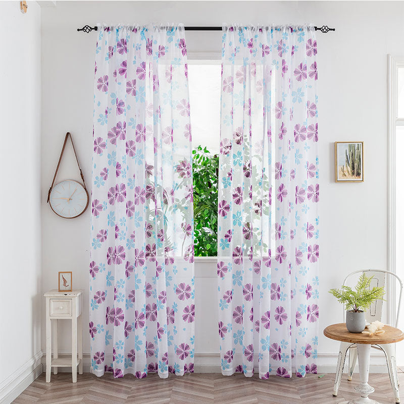 Mesh Curtains Bedroom Light Transmission Decorative Curtain - My Store