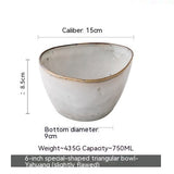 Retro Irregular Flaw Salad Plates - My Store