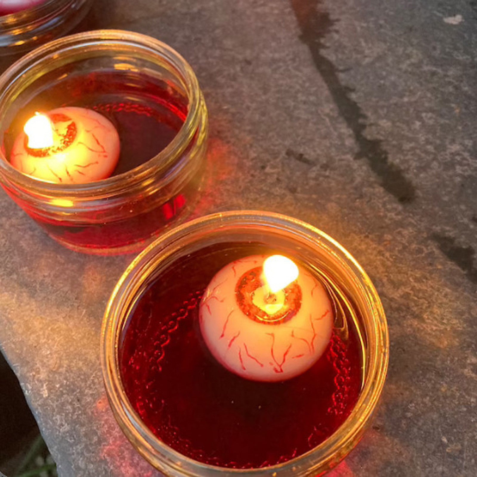 Eyeball Candle Halloween Floating Candle - My Store