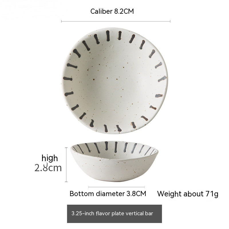 Japanese Textured Tableware And Household Plates - My Store