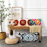 Yafeng Cushion Cover Tassel Fur Ball Patch Cushion Cover - My Store