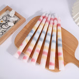Watercolor Candle Long Brush Holder Candlestick Candle - My Store