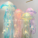 The Girl's Room Is Decorated With Jellyfish Lamps - My Store