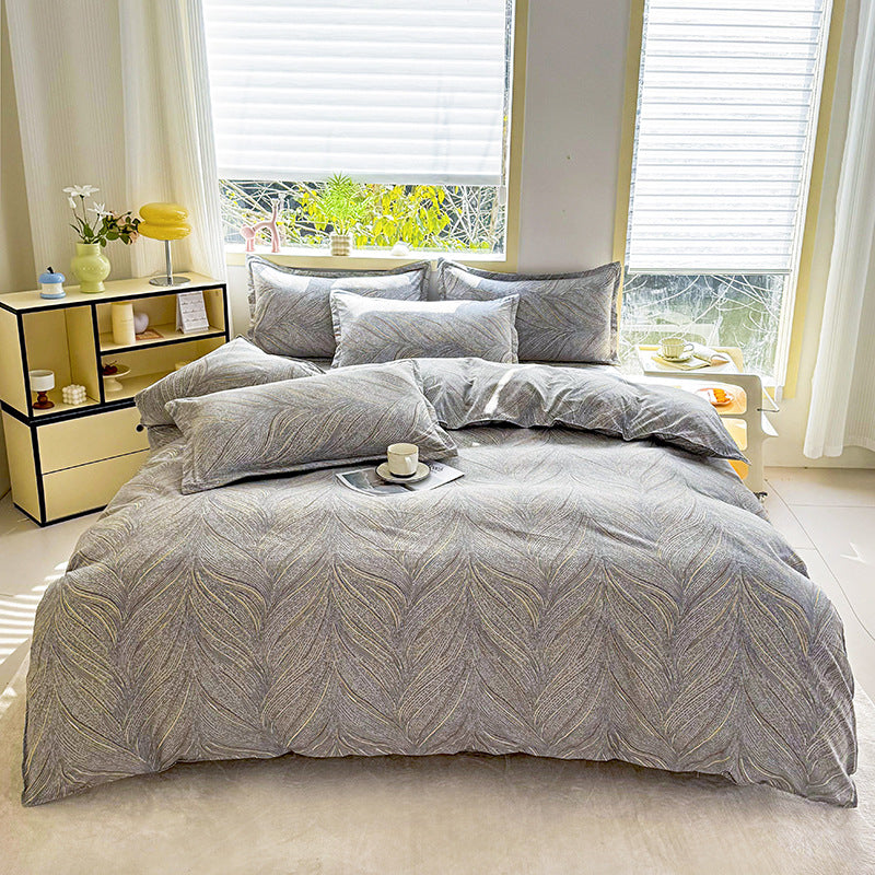 Breathable And Skin-friendly Brushed Bed Sheets - My Store