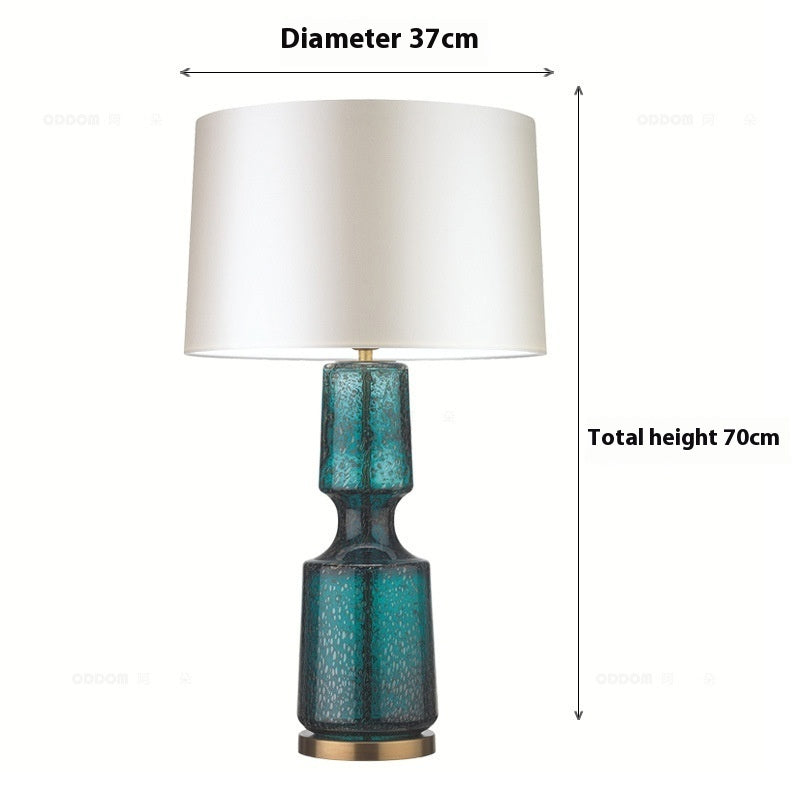 Simple Glass Art Table Bedroom Living Room Creative Lamps - My Store