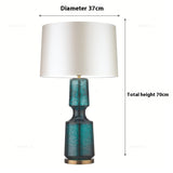 Simple Glass Art Table Bedroom Living Room Creative Lamps - My Store