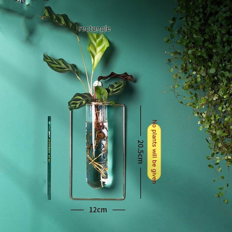 Vase Decoration Wall-mounted Hydroponic Flowerpot Hanging Wall Hanging - My Store