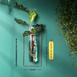 Vase Decoration Wall-mounted Hydroponic Flowerpot Hanging Wall Hanging - My Store