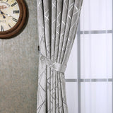 Solid Color Simple Modern Light Luxury Living Room Chenille Blackout Curtains - My Store