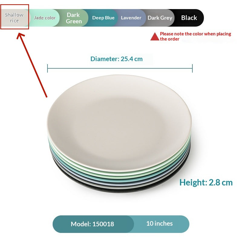 Creative Commercial Plastic Round Dinner Plates - My Store