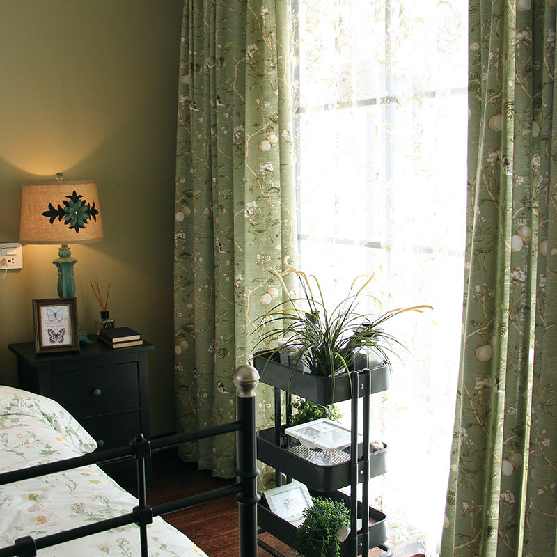 American Country Rustic Style Curtains - My Store
