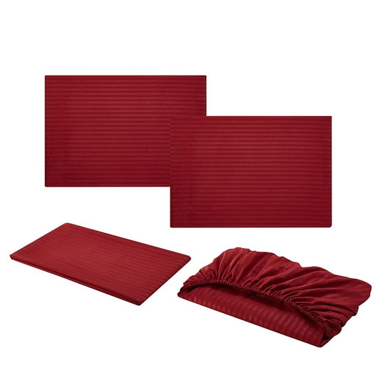 Luxury Bedding Set Bed Sheets Fitted Sets Mono Color - My Store