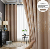 Ready-made Blackout Curtains Thickened Sun-blocking Fabric No Drilling Required Fully Hook-compatible - My Store