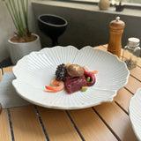 Ceramic Advanced White Deep Plates Dessert Plate - My Store