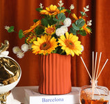 Ceramic Vases Decorate Living Room Flower Arrangement - My Store