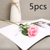 Artificial Red Rose Flowers Living Room Home Decoration Flowers Bouquet - My Store