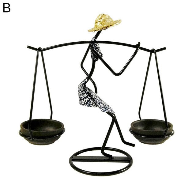 Candle Holder Romantic Candle Holder Carrying Girl Decoration - My Store
