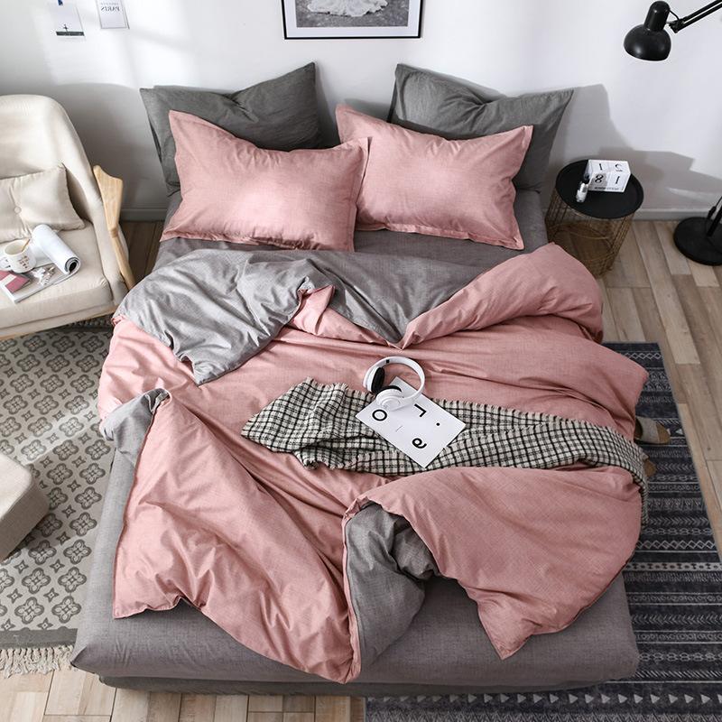 Bed sheets set quilt duvet cover bedding 4 sets - My Store