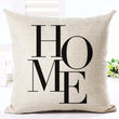 Letter Home Cushion Cover - My Store