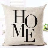 Letter Home Cushion Cover - My Store