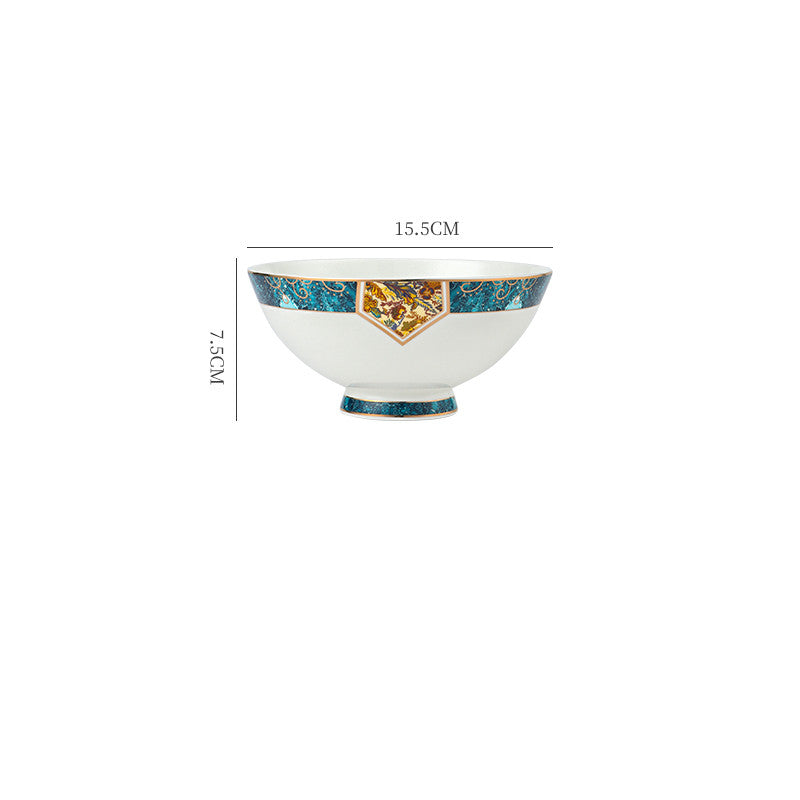Dinner Plates Ceramic Steak Plate Web Porcelain - My Store