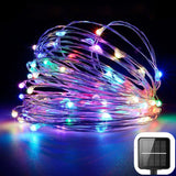 100 200led solar copper wire string light - My Store