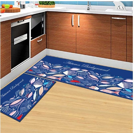 Floor mats, non-slip, oil-proof, household machine washable door mats, bathroom, bathroom, bedside rugs - My Store