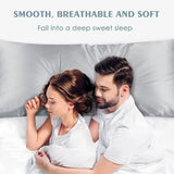 Artificial Silk Double Pillow Case Household Pillows - My Store
