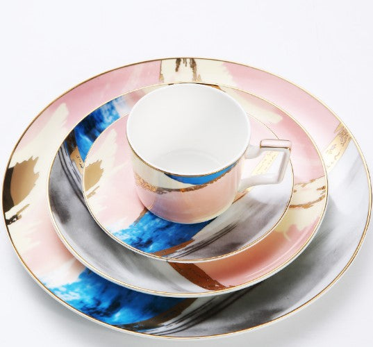 Watercolor Dessert Plates - My Store