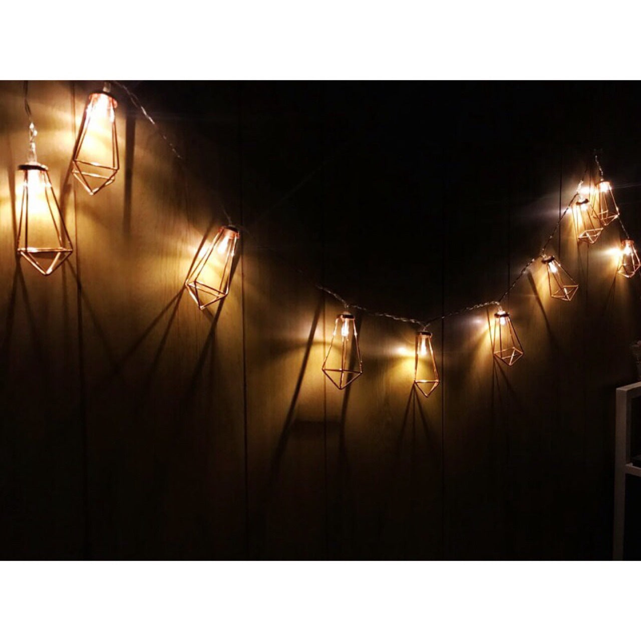 Wrought iron water diamond hour light string - My Store