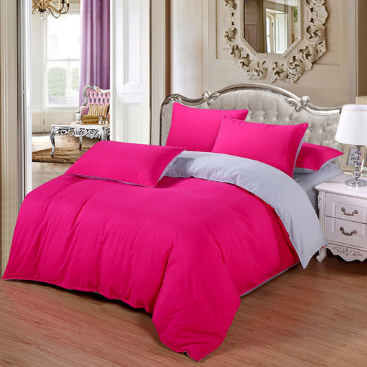 Bed sheets set quilt duvet cover bedding 4 sets - My Store