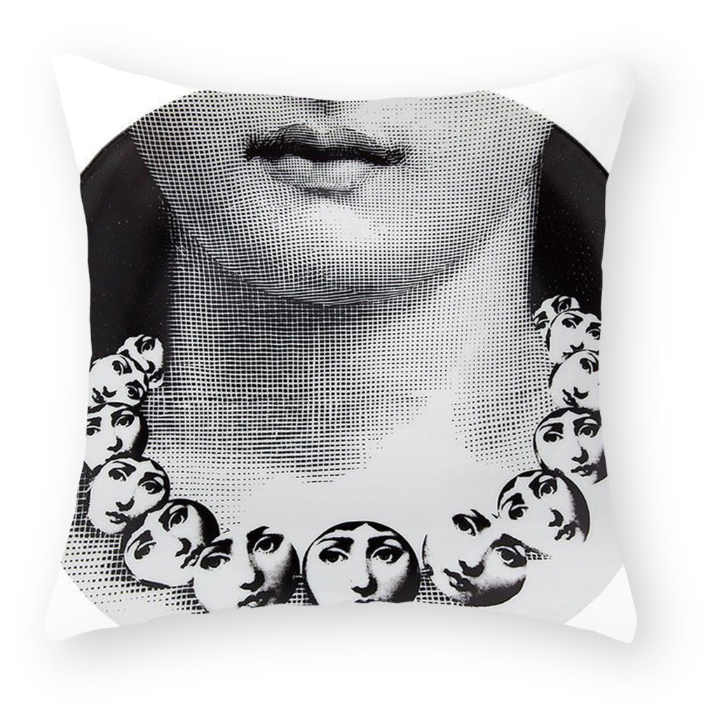 Peach Skin Plush Pillow Cover Sofa Cushion Car Cushion Cover - My Store
