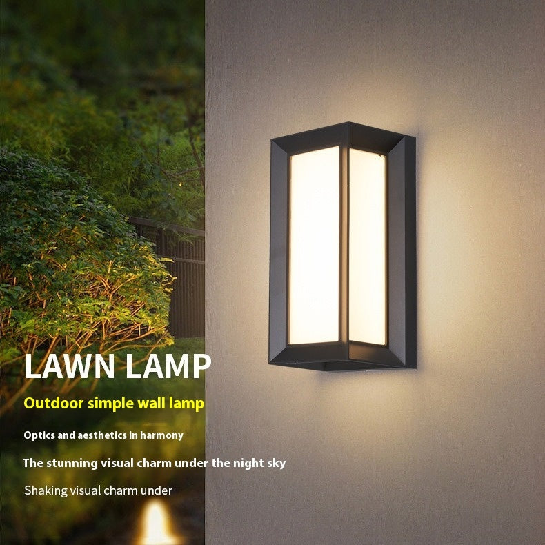 Simple Outdoor Waterproof Led Wall Lamp Induction Wall Lamp - My Store