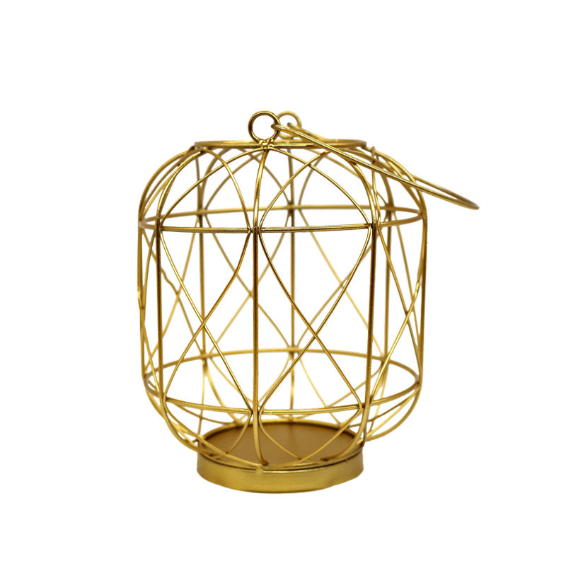 Metal Table Candlestick Home Decoration Modern Romantic Iron Candle Holders Room Decor - My Store