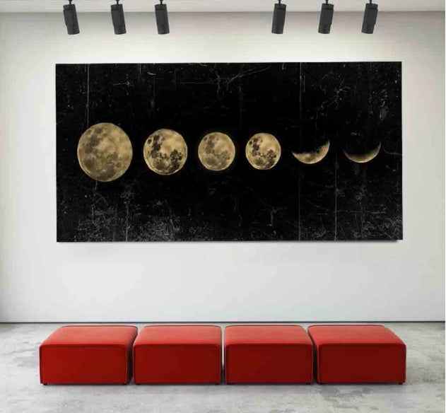 Lunar Eclipse Wall Art Painting