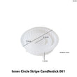 Striped Candle Holder Aroma Candle Holder Silicone Mold - My Store