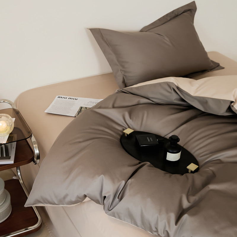 Woolen Cotton Four-piece Bed Set All Cotton Pure Cotton Bed Sheets - My Store
