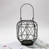 Metal Table Candlestick Home Decoration Modern Romantic Iron Candle Holders Room Decor - My Store