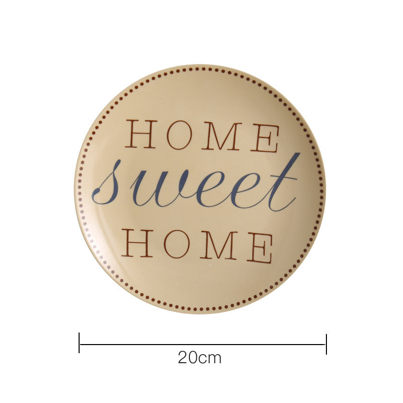 Creative wall wall ceramic hanging plate - My Store