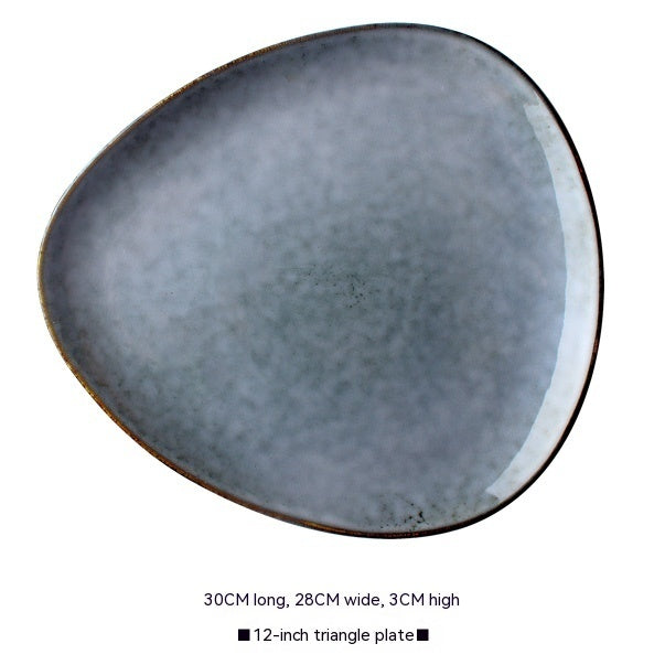 Retro Irregular Flaw Salad Plates - My Store