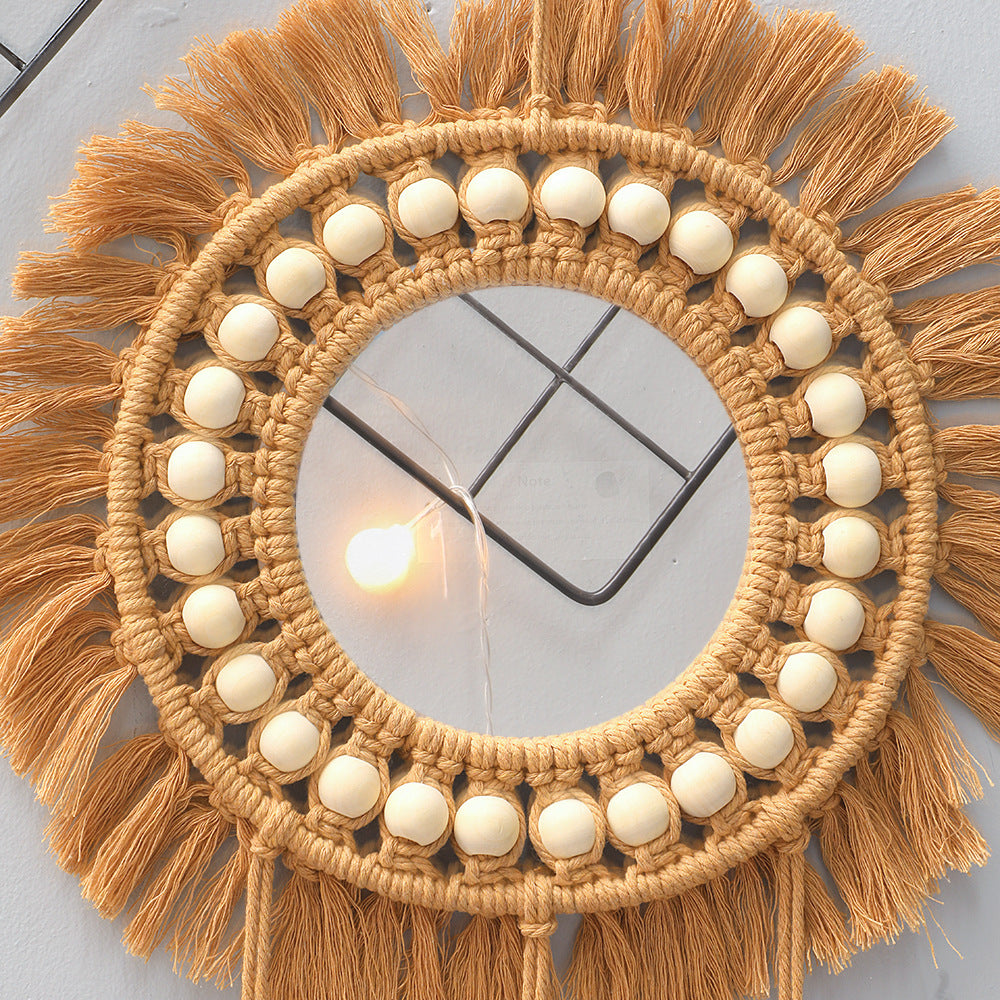 Ins Nordic Makeup Mirror Home Decoration Wall Hanging - My Store