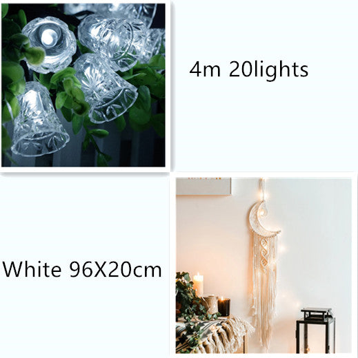 4 meters 20 light bells solar light string - My Store