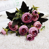 Home decoration small bouquets artificial flowers - My Store