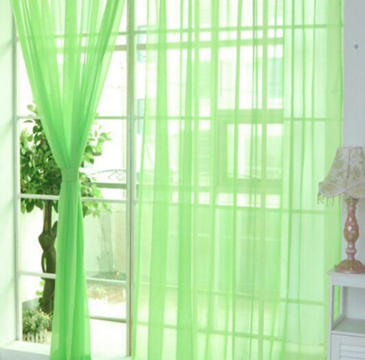 Curtains Solid Tulle Modern Curtains For Living Room Transparent Tulle Curtains Window Sheer For The Bedroom - My Store